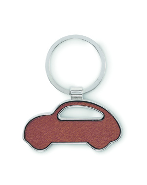 Logo trade advertising products image of: Car shaped key ring